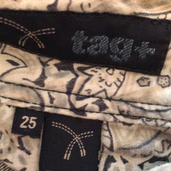 Tag jeans flared leg size 25 - Picture 5 of 8